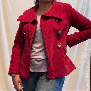 Michael Kors Petite Red Coat